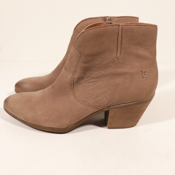 NWOT Frye Jennifer Booties Size 10 in Grey Brown Shade - Picture 6 of 11